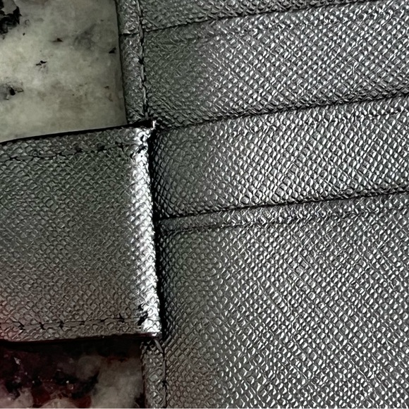 Kate Spade Stacy Wallet in Metallic Silver Saffiano Leather - Picture 14 of 14